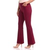 Rekucci Women's EcoCosy Comfort Butter Soft Pull-On 5 Pocket Pant with Flare Leg - 2 of 4