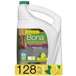 Bona Cleaning Products Mop Refill Multi Surface All Purpose Floor Cleaner - Lemon Mint - 128oz