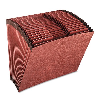 Pendaflex Heavy-Duty Expanding Open Top File 21 Pockets 1/3 Tab Letter Brown R217AHD