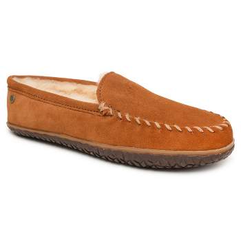Minnetonka Men's Suede Tobie Loafer Slippers