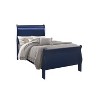 HomeStock Charlie Blue Twin Bed With Led - 2 of 4