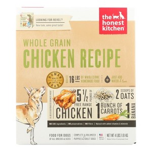 The Honest Kitchen Whole Grain Chicken Recipe Dog Food - 4 lbs - 1 of 4