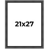 PosterPalooza | Refined Black Picture Frame - UV Acrylic, Foam Board Backing, Hanging Hardware - 2 of 4