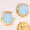Big Dot of Happiness Dusty Blue Wedding Thank You Stickers and Clear Cookie Bags, Cellophane Treat Bags 4.25x7 IN for Candy or Baked Goods - 25 Count - 2 of 4