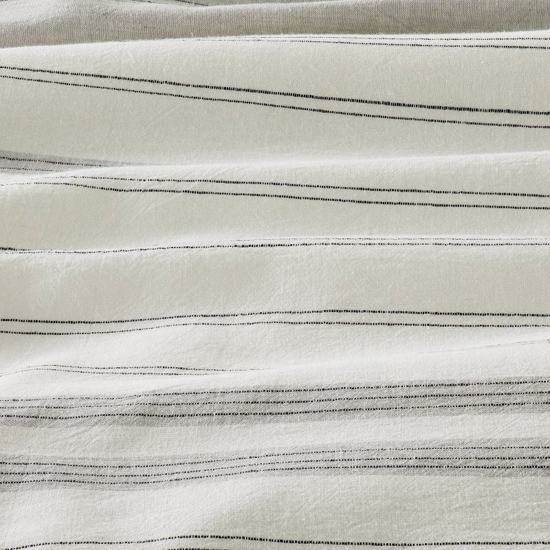 Alternating Pinstripe Comforter & Sham Set Gray/Cream - Hearth & Hand™ with Magnolia, 2 of 7