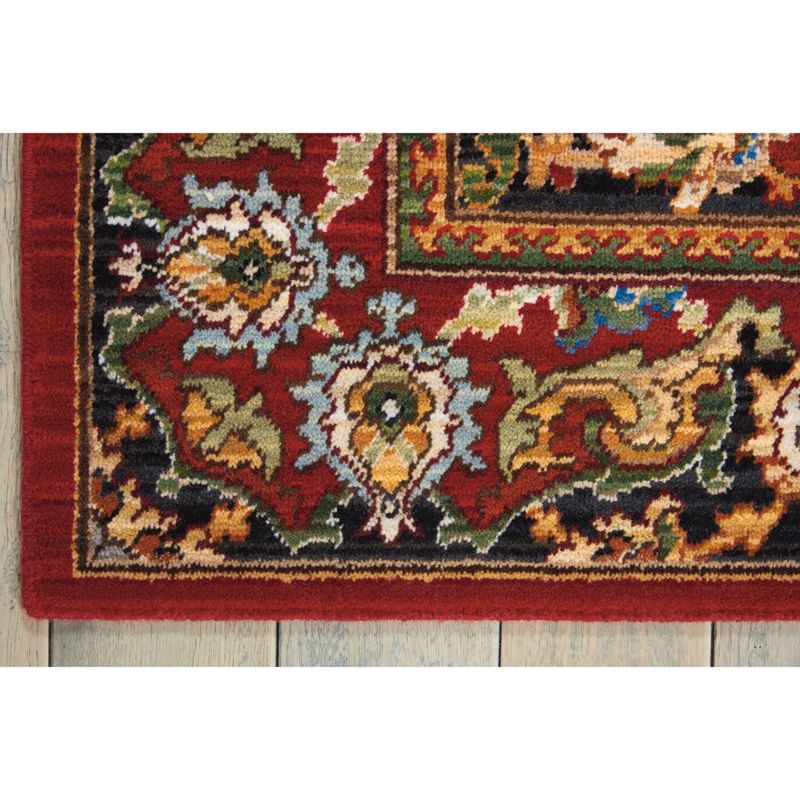 Nourison Timeless Red Area Rug TML15, 4 of 6