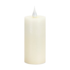 Beige LED Wax Candle 2" x 5" with Realistic Moving Flame for Centerpieces, Lanterns & Shelves by Melrose - 1 of 3