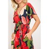 WEST K Women's Georgia Faux-Wrap Maxi Dress with High-Low Hem and Tie Waist - 4 of 4