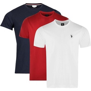 U.S. Polo Assn. Mens 3-Pack Cotton Short Sleeve Crewneck T-Shirts - 1 of 4
