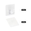 Unique Bargains 304 Stainless Steel Waterproof Sturdy Clothes Towels Self Adhesive Hooks and Hangers - 3 of 4