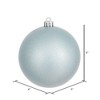 Vickerman Baby Blue Candy Ball Ornament - 2 of 4