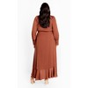 CITY CHIC | Women's Plus Size Oki Maxi Dress - copper - 22W - 2 of 4