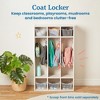 ECR4Kids Streamline 3-Section Coat Locker - 3 of 4