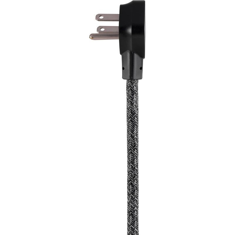 Cordinate 3 Outlet 10&#39; Extension Cord Dark Heather, 4 of 9