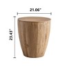 PAGED Vintage Style Coffee Table with Storage Space,Bucket Tea Table,Center Table for Livng Room - 3 of 4