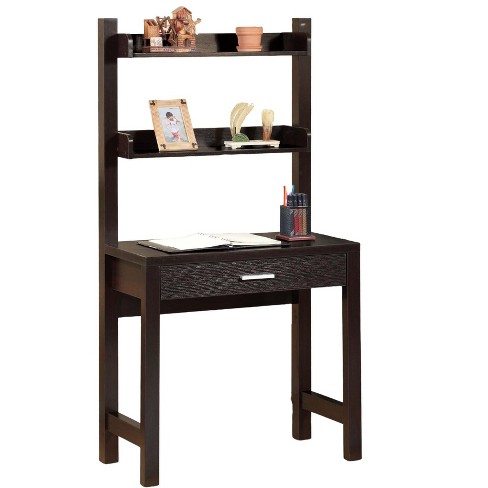 Nordic Computer Desk One Drawer One Shelf Compact Writing 
