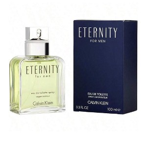 Eternity By Calvin Klein Men Jasmine, Basil, Orange Blossom, Lily, Sandalwood Edt Spray 3.4 Oz (New Packaging) - 1 of 1