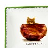 Kit Kemp by Spode 4.5" Doodles Trinket Tray, Purrrfect Tagline, Fine China, Dishwasher Safe, Home, Entertainment, and Gathering Use - 4 of 4