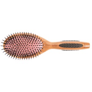 Bass Brushes Style & Detangle Hair Brush Premium Bamboo Handle with Professional Grade Nylon Pin Large Oval - 1 of 4