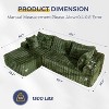 MAXYOYO 104" Modular Sectional Sofa Couch, with L-Shape Chaise, Modern Boneless Couch for Living Room, No Assembly Required - 2 of 4