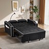 MAYEERTY Multifunctional Foldable Sofa Bed (3 Lengths) with USB, Ashtray & Rotating Phone Stand - 3 of 4