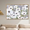 Art Remedy Texture and Flowers Colorful buterfly and flowers wall art Framed - 2 of 4
