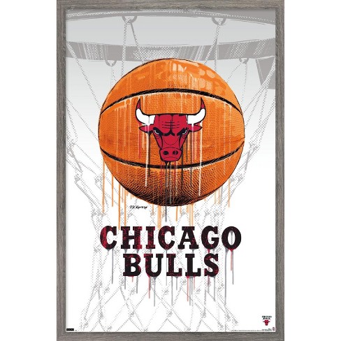 Trends International Wall Poster Chicago Bulls Logo 22.375 x 34 