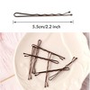 330 Count Bobby Pins Brown, 2.2 Inch Hair Pins With Cute Box, Premium Bobby Pin For Kids, Girls And Women - 4 of 4