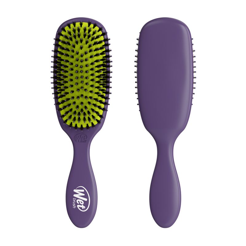 Wet Brush Shine Enhancer Hair Brush - Dark Lavendar, 1 of 2