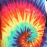 multi - tie dye bright swirl