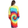 Just Love Womens Nightgown - Long Sleeve Henley Oversized Sleepwear Gown - 3 of 3