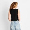 Women's Sleeveless Tie-Front Bow Sweater - Future Collective - 2 of 3