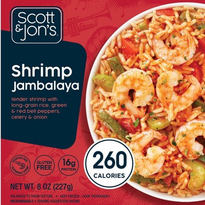 Scott & Jon's Gluten Free Frozen Shrimp Jambalaya Rice Bowl - 8oz