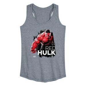 Women's - Marvel - Red Hulk Graphic Racerback Tank - 1 of 4