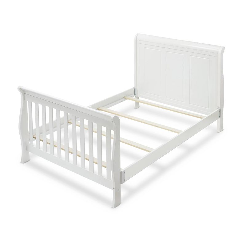 Sorelle Princeton Elite Panel Crib and Changer - White, 4 of 5