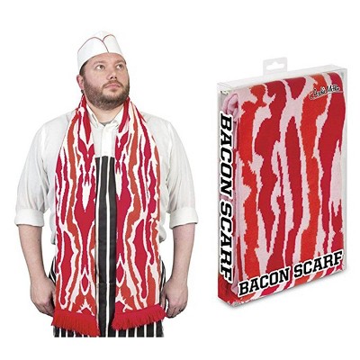 Accoutrements 71" Soft-Knit Acrylic Bacon Scarf