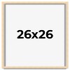 PosterPalooza | Square Classic Modern Yellow Picture Frame - UV Acrylic, Foam Board Backing, Hanging Hardware - 2 of 4