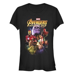 Juniors Womens Marvel Avengers: Infinity War Prism T-Shirt - 1 of 3