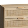 Rattan Storage Cabinet Rattan Drawer, CENGHU 6-Drawer Dresser, Clothes Storage Cabinet, for Bedroom, for Hallway, Living Room, Bedroom - 4 of 4