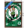 Trends International NBA Boston Celtics - Maximalist Logo 23 Framed Wall Poster Prints - 3 of 4