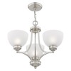 Livex Lighting Somerset 3 - Light Chandelier in  Brushed Nickel - 4 of 4