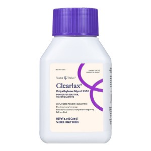 Foster & Thrive Clearlax Polyethylene Glycol Powder 8.3 Oz - 1 of 4