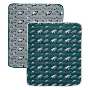 NFL Philadelphia Eagles Home & Away Ultra Soft Blanket - 2pk - 1 of 1