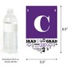 Big Dot of Happiness Purple Graduation Bunting Banner - Party Decorations - Congrats Grad 2026 - 3 of 4