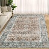 Vintage Old Carpet, Machine Washable Non-Slip Hairless, Foldable Floor Mat, Living Room, Bedroom, Dormitory - 2 of 4