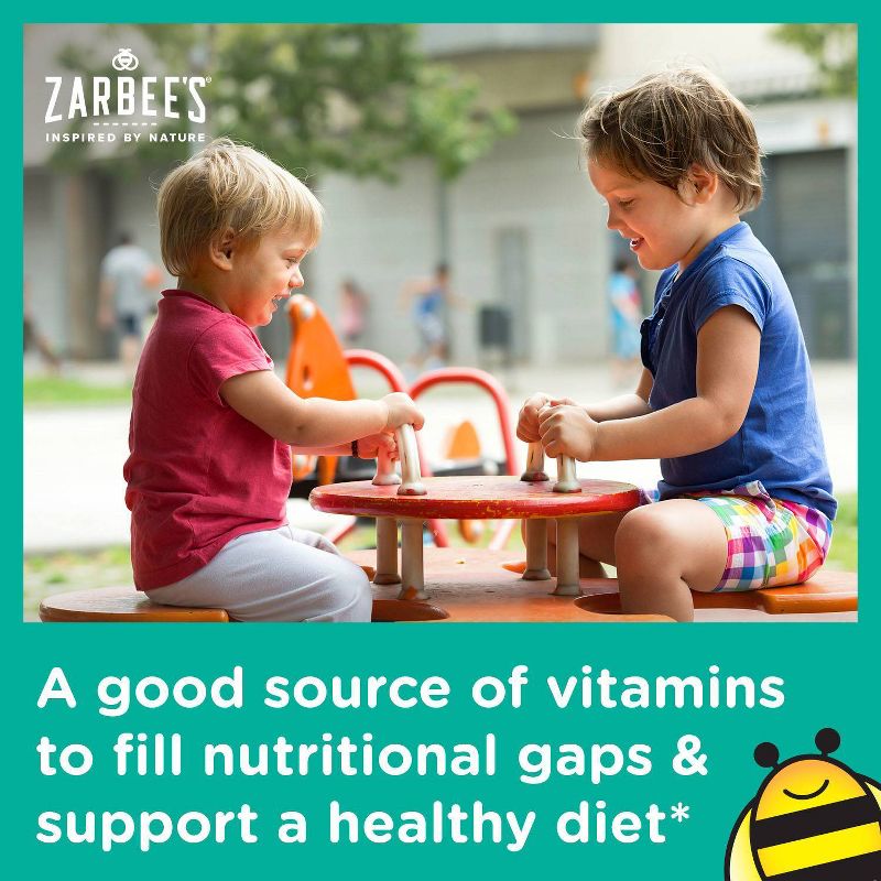 Zarbee&#39;s Complete Toddler Multivitamin Gummies with our Vitamin B Complex - Natural Flavor - 110ct, 6 of 14