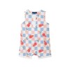 Andy & Evan  Infant  Checkered Pop Woven Romper & Hat - 3 of 4