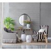 Lyngins 30"x32" Baroque-Inspired Round Full Length Mirror, Pre-Installed Reinforced Hook, Vintage Wall Mirror, Entryway Console Lean Against Wall - 2 of 4