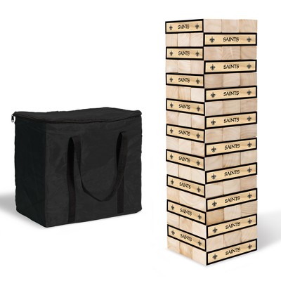 NFL New Orleans Saints Giant Wooden Tumbling Tower
