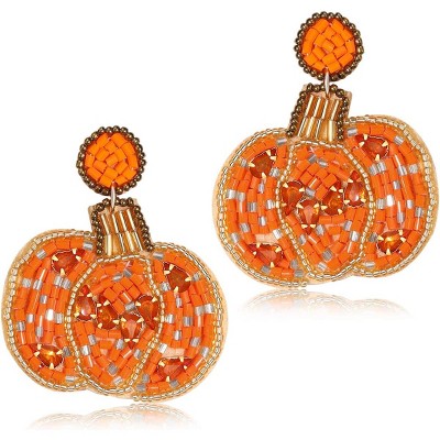 Spooky Halloween Earrings: Cute Pumpkin & Ghost Dangle for Women